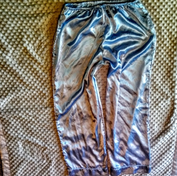Seceret Treasures Pajama's Size Large Blue Silky - Picture 4 of 13